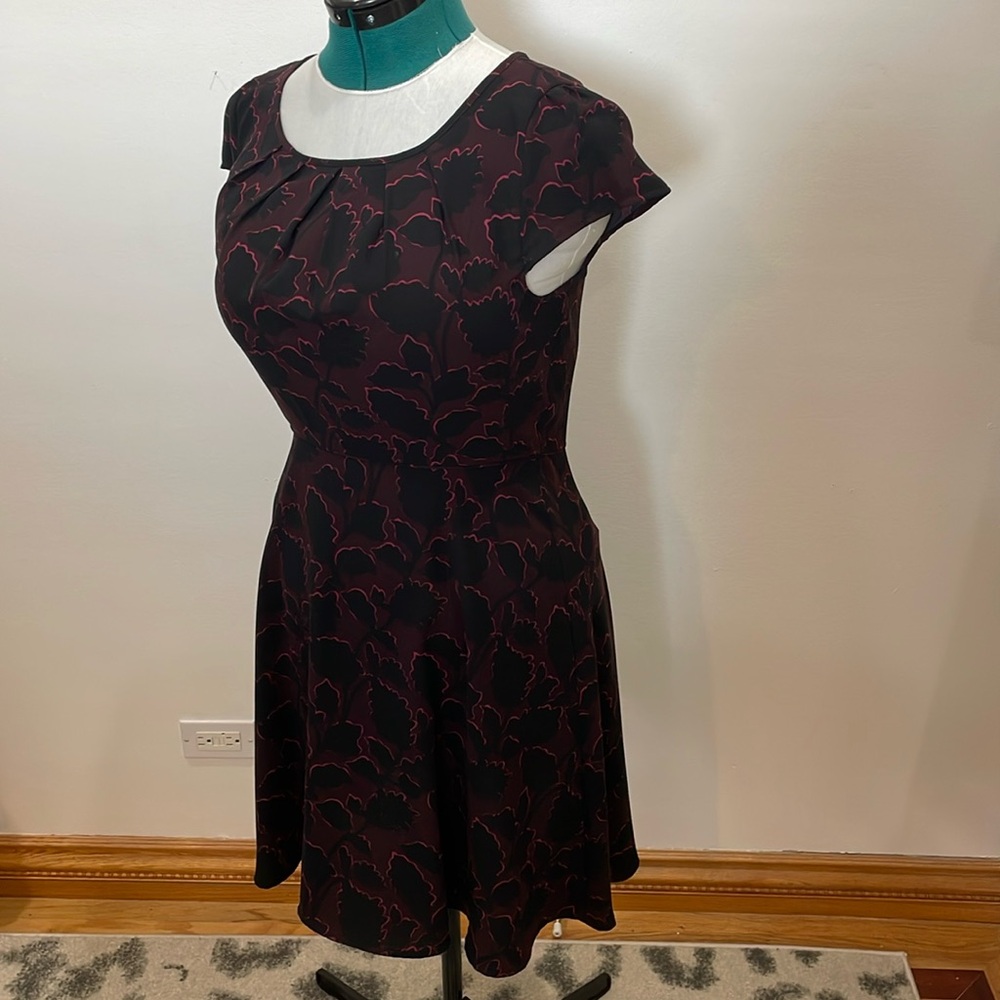 Loft fit and flare dress Sz 10